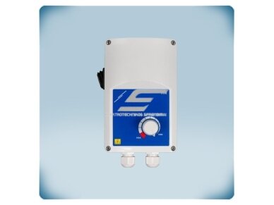 Elektroninis ventiliatoriaus greičio reguliatorius su ON/OFF jungikliu | 3A | 110-240VAC | virštinkinis | IP54 | Sentera Controls | ITR-9-30-DT