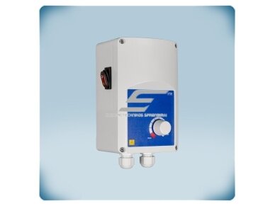Elektroninis ventiliatoriaus greičio reguliatorius su ON/OFF jungikliu | 5A | 110-240VAC | virštinkinis | IP54 | Sentera Controls | ITR-9-50-DT