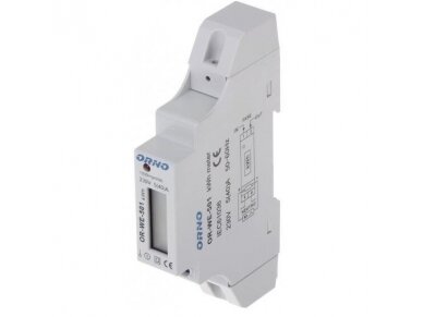 Modulinis | skaitmeninis elektros energijos skaitiklis | 1F | 5-40A | 230V | skaičiai rodomi vertikaliai eilutėje | IP20 | DIN | Orno | OR-WE-501 | 5907565612387 Modulinis | skaitmeninis elektros energijos skaitiklis | 1F | 5-40A | 230V | skaičiai rodomi vertikaliai eilutėje | IP20 | DIN | Orno | OR-WE-501 | 5907565612387