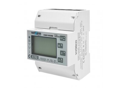 Modulinis trifazis multifunkcinis elektros energijos skaitiklis | 100 A | 3×230/400 V | M-Bus | MID | DIN | VEXEN ESM3100DMB 1 Modulinis trifazis multifunkcinis elektros energijos skaitiklis | 100 A | 3×230/400 V | M-Bus | MID | DIN | VEXEN ESM3100DMB 1