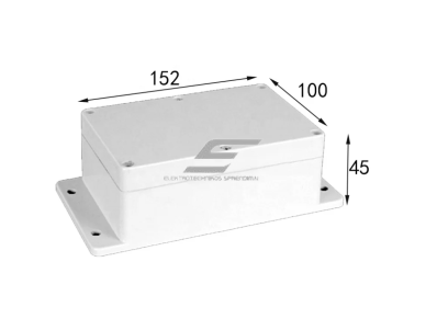 Elektros instaliacijos paskirstymo dėžutė | su auselėmis šonuose | hermetinė | 152x100x45mm | paviršinė | plastikinė | pilka | IP65 3 Elektros instaliacijos paskirstymo dėžutė | su auselėmis šonuose | hermetinė | 152x100x45mm | paviršinė | plastikinė | pilka | IP65 3