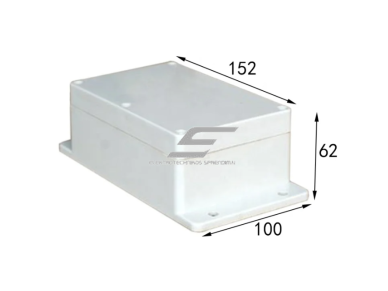 Elektros instaliacijos paskirstymo dėžutė | su auselėmis šonuose | hermetinė | 152x100x62mm | paviršinė | plastikinė | pilka | IP65 2 Elektros instaliacijos paskirstymo dėžutė | su auselėmis šonuose | hermetinė | 152x100x62mm | paviršinė | plastikinė | pilka | IP65 2