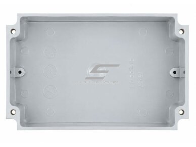 Elektros instaliacijos paskirstymo dėžutė su montažine plokšte | plastikinė | hermetinė | 150x100x70mm | paviršinė | pilka | IP67 1 Elektros instaliacijos paskirstymo dėžutė su montažine plokšte | plastikinė | hermetinė | 150x100x70mm | paviršinė | pilka | IP67 1