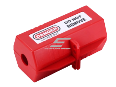 Elektros kištuko blokavimo dėžutė | LOTO saugos įrenginys | universalus | su spynos tvirtinimu | 83x83x178mm | raudona Elektros kištuko blokavimo dėžutė | LOTO saugos įrenginys | universalus | su spynos tvirtinimu | 83x83x178mm | raudona