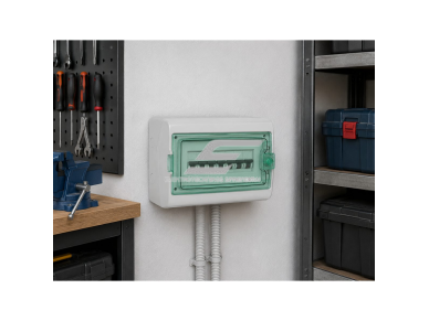 Elektros paskirstymo | modulinis skydelis | dėžė | skydas | 18 modulių | 280x448x160mm | skaidrios durelės | hermetinis | virštinkinis | plastikinis | IP65 | Schneider Electric | Kaedra | 13982 1 Elektros paskirstymo | modulinis skydelis | dėžė | skydas | 18 modulių | 280x448x160mm | skaidrios durelės | hermetinis | virštinkinis | plastikinis | IP65 | Schneider Electric | Kaedra | 13982 1