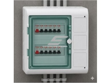 Elektros paskirstymo | modulinis skydelis | dėžė | skydas | 24 modulių | 460x448x160mm | skaidrios durelės | su 3 vietomis lizdams | hermetinis | virštinkinis | plastikinis | IP65 | Schneider Electric | Kaedra | 13991 4 Elektros paskirstymo | modulinis skydelis | dėžė | skydas | 24 modulių | 460x448x160mm | skaidrios durelės | su 3 vietomis lizdams | hermetinis | virštinkinis | plastikinis | IP65 | Schneider Electric | Kaedra | 13991 4
