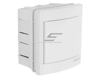 Elektros paskirstymo | modulinis skydelis | dėžė | skydas | 4 modulių | 140x150x97mm | potinkinis | plastikinis | IP40 | Panasonic | BQDT1041