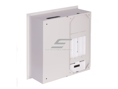 Elektros paskirstymo skydelis | dėžė | 36 modulių | dvigubos durys su spyna | 590x595x210mm | 3F elektros skaitikliams | potinkinis | plieninis | IP31 2 Elektros paskirstymo skydelis | dėžė | 36 modulių | dvigubos durys su spyna | 590x595x210mm | 3F elektros skaitikliams | potinkinis | plieninis | IP31 2