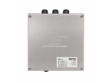 Nerūdijančio plieno elektros paskirstymo skydelis | hermetinis jungiamasis korpusas | 145x145x55mm | 2,5mm² | IP65 | BARTEC Nerūdijančio plieno elektros paskirstymo skydelis | hermetinis jungiamasis korpusas | 145x145x55mm | 2,5mm² | IP65 | BARTEC