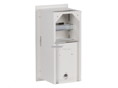 Elektros paskirstymo skydelis | dėžė | 6 modulių | su spyna ir stiklu | 230x480x180mm | 1F elektros skaitikliams | potinkinis | plieninis | IP31 2 Elektros paskirstymo skydelis | dėžė | 6 modulių | su spyna ir stiklu | 230x480x180mm | 1F elektros skaitikliams | potinkinis | plieninis | IP31 2