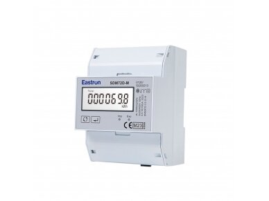 Modulinis trifazis elektros energijos skaitiklis | 100 A | 3×230/400 V | dvikryptis | RS485 Modbus | MID | DIN | Eastron SDM72D-M-MID Modulinis trifazis elektros energijos skaitiklis | 100 A | 3×230/400 V | dvikryptis | RS485 Modbus | MID | DIN | Eastron SDM72D-M-MID