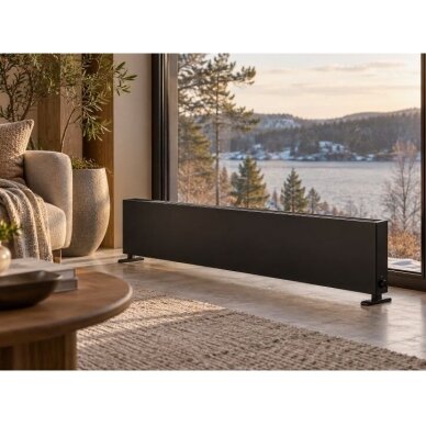 Elektriskais radiators bez termostata | 1000W | 230V | 210x1380x87mm | IP24 | melns | ADAX | Glamox Heating H40 L10 Pearl Black 3 Elektriskais radiators bez termostata | 1000W | 230V | 210x1380x87mm | IP24 | melns | ADAX | Glamox Heating H40 L10 Pearl Black 3