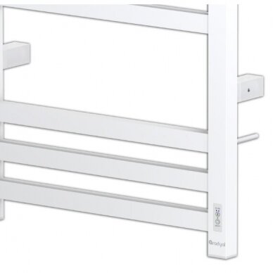 Elektriskā dvieļu žāvētājs | Kāpnīšu stils | ar taimeri | 125W | 230V | IPX5 | 500x800x90mm | Balts | Radyal Lily 800C 1 Elektriskā dvieļu žāvētājs | Kāpnīšu stils | ar taimeri | 125W | 230V | IPX5 | 500x800x90mm | Balts | Radyal Lily 800C 1