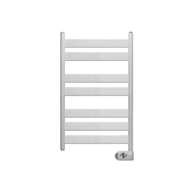 Electric towel warmer | heated towel rail | with timer | programmable | 300W | 230V | IP44 | 500x800mm | white | ADAX Wave 50-80-300 WHITE
