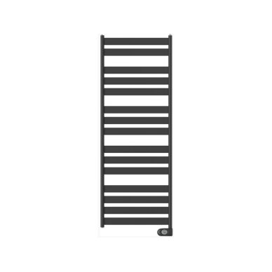 Elektryczny grzejnik łazienkowy / suszarka do ręczników | z timerem | 750W | 230V | IP44 | 600x1600mm | czarny | ADAX Wave 60-160-750 BLACK