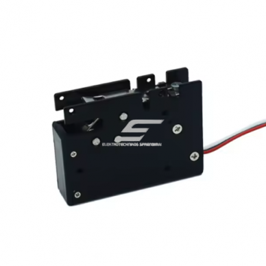 Elektroniska solenoīda slēdzene | 24V DC | mini | ar signāla atgriezenisko saiti | skapjiem, skapīšiem, automātiskām slēgšanas sistēmām 1