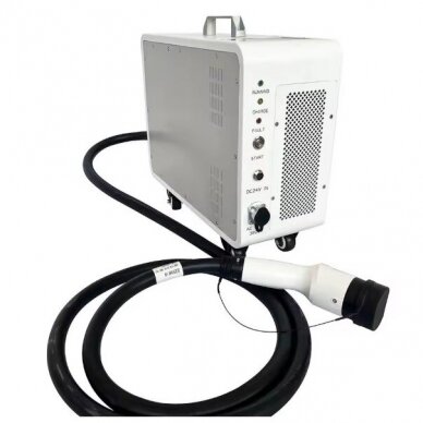 Stacja szybkiego ładowania pojazdów elektrycznych | Wtyczka CCS1 | przenośna | 20kW | 380VAC | IP54 4 Stacja szybkiego ładowania pojazdów elektrycznych | Wtyczka CCS1 | przenośna | 20kW | 380VAC | IP54 4