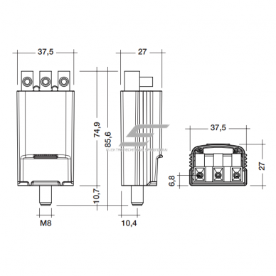 Elektrooniline starter | süüteseade | naatrium- ja metallhalogeniid-lampidele | 35–400W | 220–240V | ZRM 4.5-ES/C Tridonic 2 Elektrooniline starter | süüteseade | naatrium- ja metallhalogeniid-lampidele | 35–400W | 220–240V | ZRM 4.5-ES/C Tridonic 2