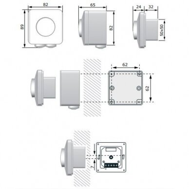 Electronic fan speed controller from min. to max. | LED | 1.5A | 230VAC | surface-mounted/flush-mounted | IP54/IP44 | Sentera Controls | LTY-0-15-AT 1 Electronic fan speed controller from min. to max. | LED | 1.5A | 230VAC | surface-mounted/flush-mounted | IP54/IP44 | Sentera Controls | LTY-0-15-AT 1