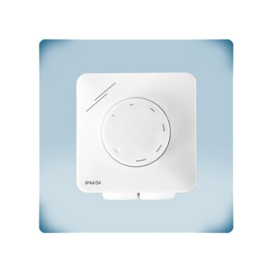 Elektrooniline ventilaatori kiiruseregulaator maksimumist miinimumini | 1,5A | 230VAC | pinnapealne/süvistatav | IP54/IP44 | Sentera Controls | MTXN0-15-AT 1