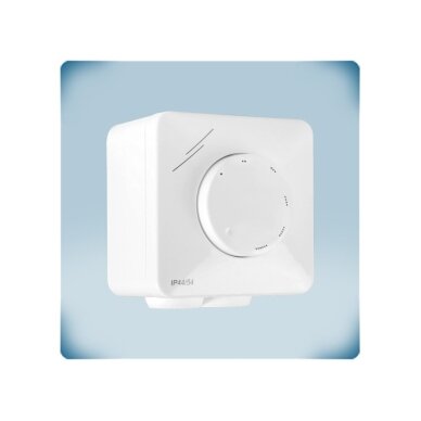 Elektrooniline ventilaatori kiiruseregulaator maksimumist miinimumini | 4A | 230VAC | pinnapealne/süvistatav | IP54/IP44 | Sentera Controls | MTXN0-40-AT 1 Elektrooniline ventilaatori kiiruseregulaator maksimumist miinimumini | 4A | 230VAC | pinnapealne/süvistatav | IP54/IP44 | Sentera Controls | MTXN0-40-AT 1