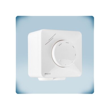 Elektrooniline ventilaatori kiiruseregulaator miinimumist maksimumini | 1,5A | 230VAC | pinnapealne/süvistatav | IP54/IP44 | Sentera Controls | MTYN0-15-AT Elektrooniline ventilaatori kiiruseregulaator miinimumist maksimumini | 1,5A | 230VAC | pinnapealne/süvistatav | IP54/IP44 | Sentera Controls | MTYN0-15-AT