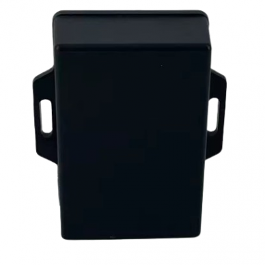 Rozdzielnica elektryczna | z uszami po bokach | hermetyczna | 82x68x24mm | montaż powierzchniowy | plastikowy | czarna | IP67 1