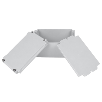 Elektroinstalācijas sadales kārba ar montāžas plāksni | plastmasas | hermētiska | 150x100x70mm | virsapmetuma | pelēka | IP67 2