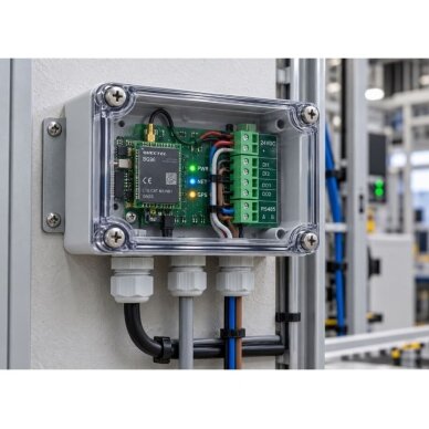 Electrical installation junction box with mounting plate | transparent cover | plastic | hermetic | 120x80x55mm | surface-mounted | grey | IP67 4 Electrical installation junction box with mounting plate | transparent cover | plastic | hermetic | 120x80x55mm | surface-mounted | grey | IP67 4
