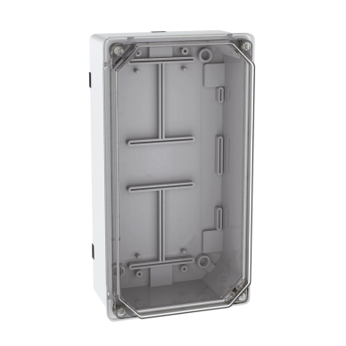 Elektripaigalduse termoplastne jaotuskast | hermetiseeritud | 130x245x85mm | pinna paigaldus | halogeenivaba | läbipaistev kate | IP67 | TEM Elektripaigalduse termoplastne jaotuskast | hermetiseeritud | 130x245x85mm | pinna paigaldus | halogeenivaba | läbipaistev kate | IP67 | TEM