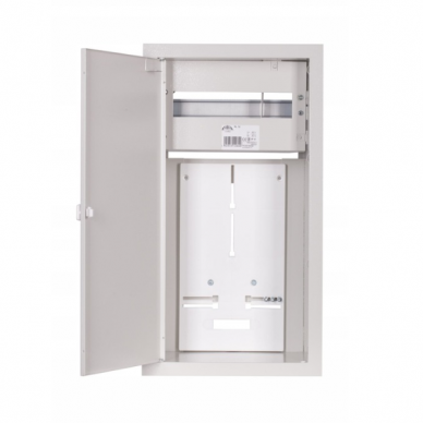 Rozdzielnica elektryczna | skrzynka | 12 modułów | 270x540x210 mm | do liczników energii elektrycznej 1-fazowych i 3-fazowych | podtynkowa | stalowa | IP31 1 Rozdzielnica elektryczna | skrzynka | 12 modułów | 270x540x210 mm | do liczników energii elektrycznej 1-fazowych i 3-fazowych | podtynkowa | stalowa | IP31 1