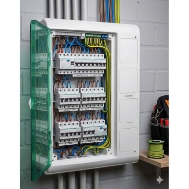 Elektro sadales | modulārais skapis | kārba | sadalne | 36 moduļi | 448x610x160mm | caurspīdīgas durvis | ar 4 vietām rozetēm | hermētisks | virsapmetuma | plastmasas | IP65 | Schneider Electric | Kaedra | 13992 1 Elektro sadales | modulārais skapis | kārba | sadalne | 36 moduļi | 448x610x160mm | caurspīdīgas durvis | ar 4 vietām rozetēm | hermētisks | virsapmetuma | plastmasas | IP65 | Schneider Electric | Kaedra | 13992 1