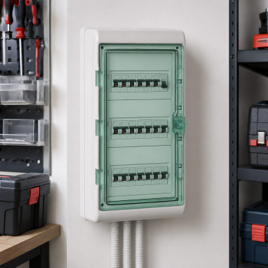 Rozdział energii elektrycznej | modułowa rozdzielnica | skrzynka | rozdzielnia | 36 modułów (3x12) | 610x340x160mm | przezroczyste drzwi | hermetyczna | natynkowa | plastikowa | IP65 | Schneider Electric | Kaedra | 13985 1 Rozdział energii elektrycznej | modułowa rozdzielnica | skrzynka | rozdzielnia | 36 modułów (3x12) | 610x340x160mm | przezroczyste drzwi | hermetyczna | natynkowa | plastikowa | IP65 | Schneider Electric | Kaedra | 13985 1