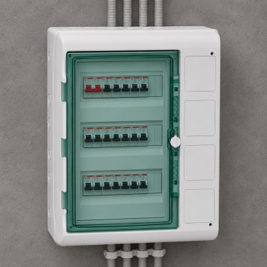 Elektro sadales | modulārais skapis | kārba | sadalne | 36 moduļi | 448x610x160mm | caurspīdīgas durvis | ar 4 vietām rozetēm | hermētisks | virsapmetuma | plastmasas | IP65 | Schneider Electric | Kaedra | 13992 2 Elektro sadales | modulārais skapis | kārba | sadalne | 36 moduļi | 448x610x160mm | caurspīdīgas durvis | ar 4 vietām rozetēm | hermētisks | virsapmetuma | plastmasas | IP65 | Schneider Electric | Kaedra | 13992 2