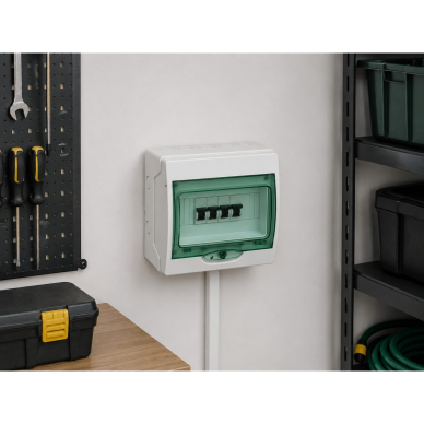 Elektro sadales | modulārais sadalnes skapis | kārba | sadalne | 8 moduļi | 200x195x112mm | caurspīdīgas durvis | hermētisks | virsapmetuma | plastmasas | IP65 | Schneider Electric | Kaedra | 13978 1 Elektro sadales | modulārais sadalnes skapis | kārba | sadalne | 8 moduļi | 200x195x112mm | caurspīdīgas durvis | hermētisks | virsapmetuma | plastmasas | IP65 | Schneider Electric | Kaedra | 13978 1