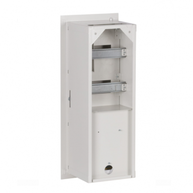 Electrical distribution board | enclosure | 12 modules | with lock | 180x540x120 mm | for 1-phase electricity meters | flush-mounted | steel | IP31 2 Electrical distribution board | enclosure | 12 modules | with lock | 180x540x120 mm | for 1-phase electricity meters | flush-mounted | steel | IP31 2