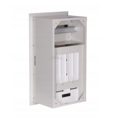Rozdzielnica elektryczna | Obudowa | 12 modułów | Z zamkiem | 320x210x590 mm | Do liczników 1-fazowych i 3-fazowych | Podtynkowa | Stalowa | IP31 2 Rozdzielnica elektryczna | Obudowa | 12 modułów | Z zamkiem | 320x210x590 mm | Do liczników 1-fazowych i 3-fazowych | Podtynkowa | Stalowa | IP31 2
