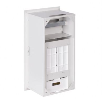 Rozdzielnica elektryczna | obudowa | 12 modułów | z zamkiem i szybą | 270x540x210mm | do liczników 1-fazowych i 3-fazowych | podtynkowa | stalowa | IP31 2 Rozdzielnica elektryczna | obudowa | 12 modułów | z zamkiem i szybą | 270x540x210mm | do liczników 1-fazowych i 3-fazowych | podtynkowa | stalowa | IP31 2