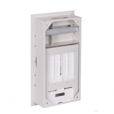 Rozdzielnica elektryczna | Obudowa | 12 modułów | Z zamkiem | 270x540x120 mm | Do liczników 1-fazowych i 3-fazowych | Podtynkowa | Stalowa | IP31 2