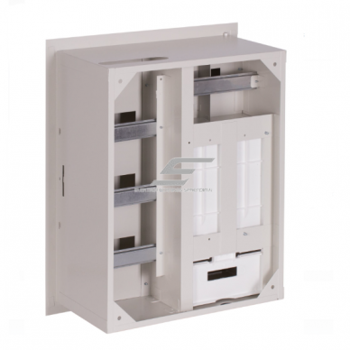 Electrical distribution board | enclosure | 24 modules | with lock | 450x550x210 mm | for 3-phase electricity meters | flush-mounted | steel | IP31 2 Electrical distribution board | enclosure | 24 modules | with lock | 450x550x210 mm | for 3-phase electricity meters | flush-mounted | steel | IP31 2