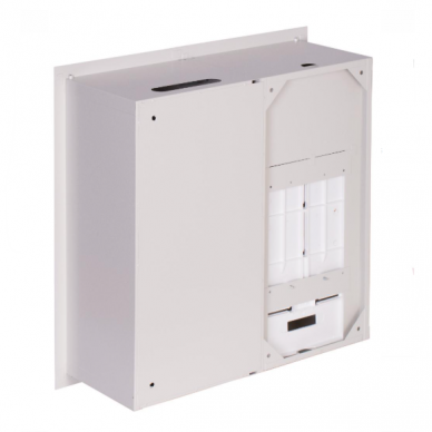 Rozdzielnica elektryczna | obudowa | 36 modułów | podwójne drzwi z zamkiem i szybą | 590x595x210 mm | do liczników 3-fazowych | podtynkowa | stalowa | IP31 2 Rozdzielnica elektryczna | obudowa | 36 modułów | podwójne drzwi z zamkiem i szybą | 590x595x210 mm | do liczników 3-fazowych | podtynkowa | stalowa | IP31 2