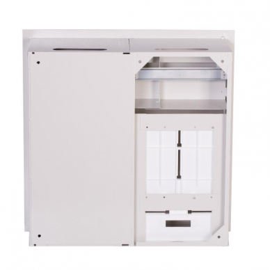 Electrical Distribution Board | Enclosure | 48 Modules | Double Doors | 590x595x210mm | For 3-Phase Electricity Meters | Flush-Mounted | Steel | IP31 2