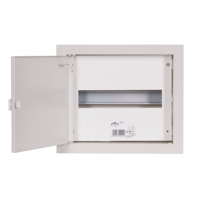 Modułowa rozdzielnica elektryczna | obudowa | 12 modułów | 320x275x120mm | podtynkowa | stalowa | IP31 1 Modułowa rozdzielnica elektryczna | obudowa | 12 modułów | 320x275x120mm | podtynkowa | stalowa | IP31 1