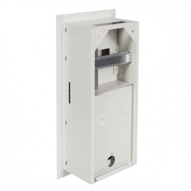 Electrical Distribution Board | Enclosure | 6 Modules | 230x480x120 mm | For 1-Phase Electricity Meters | Flush-Mounted | Steel | IP31 2