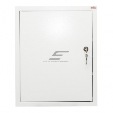 Electrical Distribution Board | Enclosure | 3 Modules | With Lock | 400x500x210 mm | For 1x3-Phase Electricity Meter | Flush-Mounted | Steel | IP31 Electrical Distribution Board | Enclosure | 3 Modules | With Lock | 400x500x210 mm | For 1x3-Phase Electricity Meter | Flush-Mounted | Steel | IP31