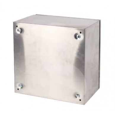 Electrical distribution enclosure | box | cabinet | with mounting plate | with lock | 500x400x250 mm | surface-mounted | stainless steel | IP54 2 Electrical distribution enclosure | box | cabinet | with mounting plate | with lock | 500x400x250 mm | surface-mounted | stainless steel | IP54 2
