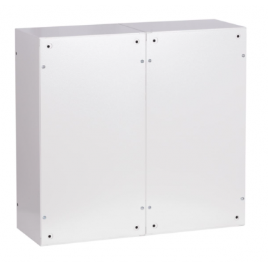 Three-phase | main electrical distribution board | enclosure | cabinet | with distribution section | 36 modules | double doors with lock and glass | 580x620x220 mm | for 1x3-phase meter | sealable | surface-mounted | steel | IP31 2 Three-phase | main electrical distribution board | enclosure | cabinet | with distribution section | 36 modules | double doors with lock and glass | 580x620x220 mm | for 1x3-phase meter | sealable | surface-mounted | steel | IP31 2