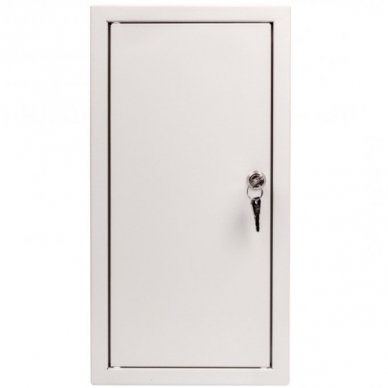 Single-phase | incoming electrical distribution board | enclosure | cabinet | with distribution section | 6 modules | with lock | 430x220x220 mm | for 1x single-phase meter | with sealing possibility | surface-mounted | steel | IP31 Single-phase | incoming electrical distribution board | enclosure | cabinet | with distribution section | 6 modules | with lock | 430x220x220 mm | for 1x single-phase meter | with sealing possibility | surface-mounted | steel | IP31