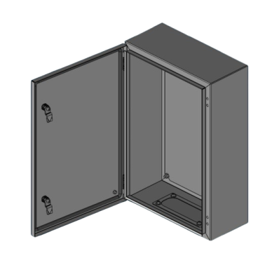 Elektrijaotuskilp | karp | jaotuskapp | paigaldusplaadiga | 300x400x200mm | hermeetiline | pinnapealne | roostevabast terasest | IP66 2