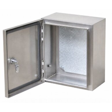 Elektryczna rozdzielnica | skrzynka | szafa | z płytą montażową | 600x800x200mm | hermetyczna | natynkowa | ze stali nierdzewnej | IP66 1 Elektryczna rozdzielnica | skrzynka | szafa | z płytą montażową | 600x800x200mm | hermetyczna | natynkowa | ze stali nierdzewnej | IP66 1